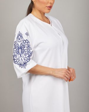 مانتو آستین رگلان گلدوزی