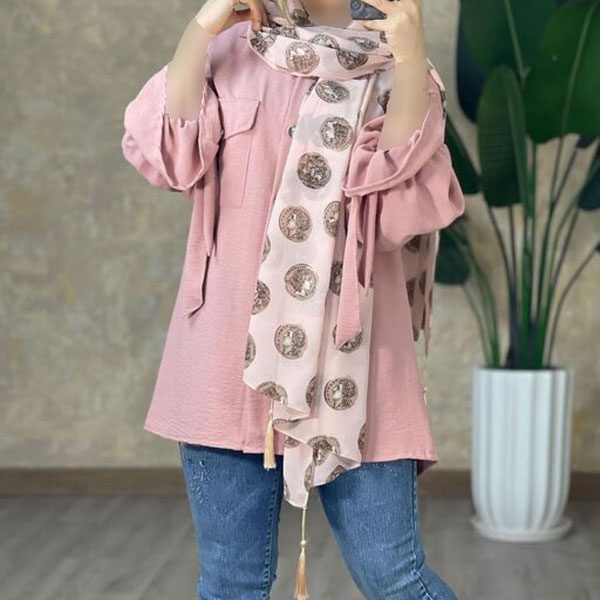 شومیز مانتویی در محیط کار: راهی مناسب برای زنان شاغل | گالری مانتو میرداماد chemise model manto abrobad 3 شومیز مانتویی