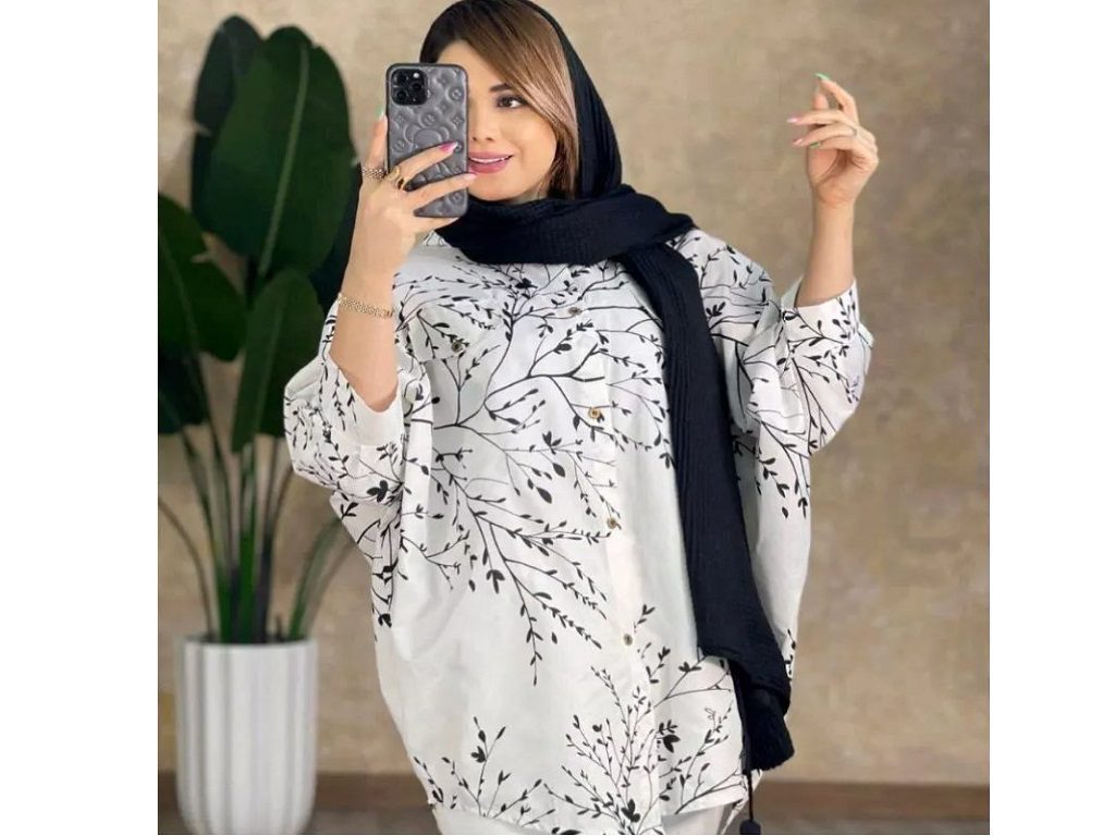 الگوی شومیز مانتویی | گالری مانتو میرداماد طرح دار شومیز شومیز مانتویی