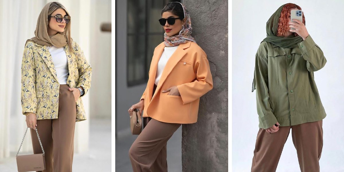 رنگ سال 2025 چیست؟+ ایده هایی برای ست کردن | گالری مانتو میرداماد Namayiyue رنگ موس شکلاتی