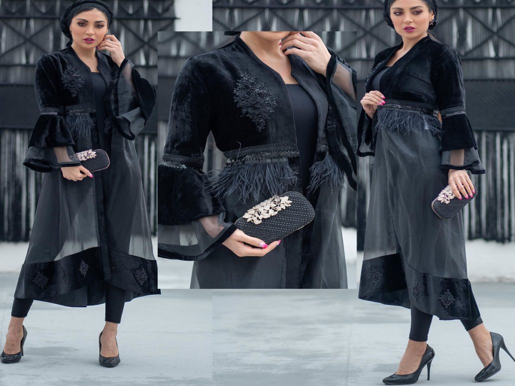 مانتو مخملی: راهنمای کامل استایل و نگهداری | گالری مانتو میرداماد مانتو مجلسی لاکچری سلطنتی بلند خاص مخمل نخ ابریشم تور ترک خرجکار دستدوز 1030x773 1 مانتو مخملی