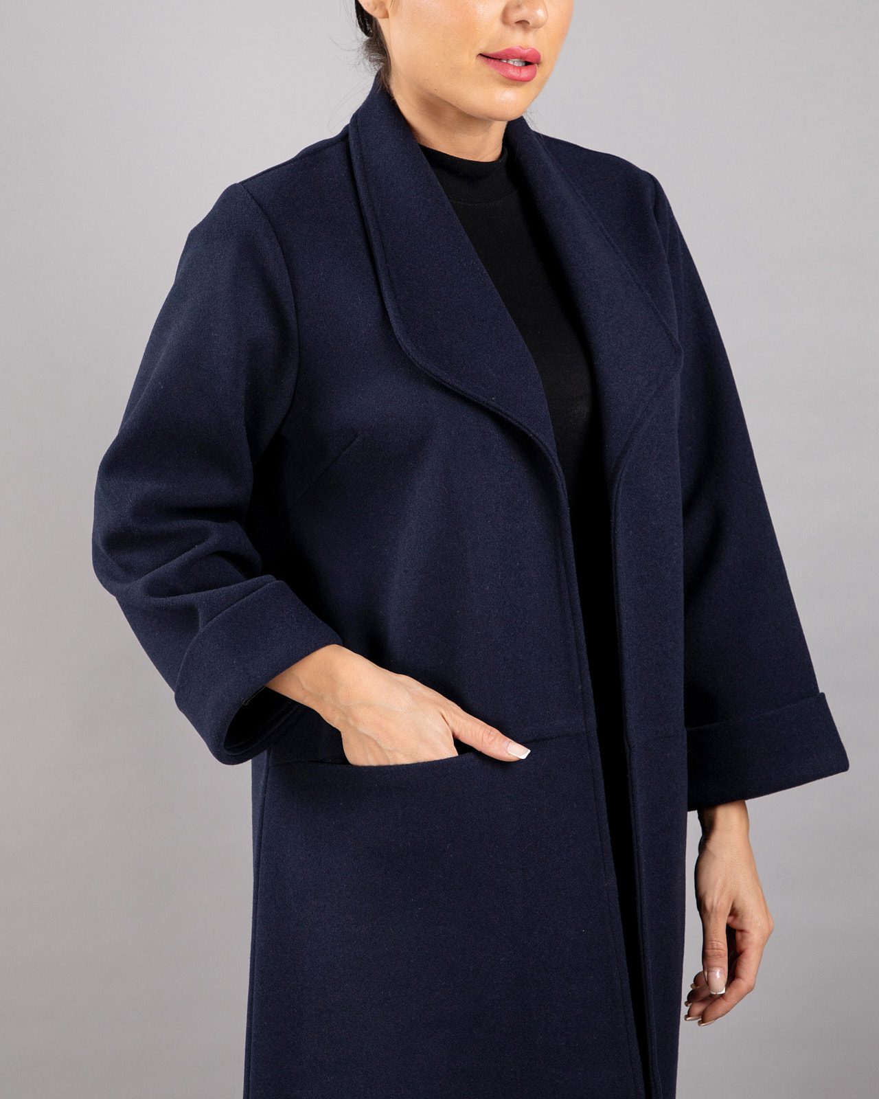 پالتو فوتر دو تن یقه امریکایی پالتو فوتر دو تن یقه امریکایی