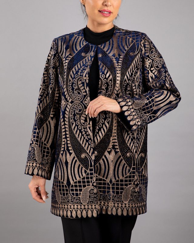 مانتو مخمل بته چغه