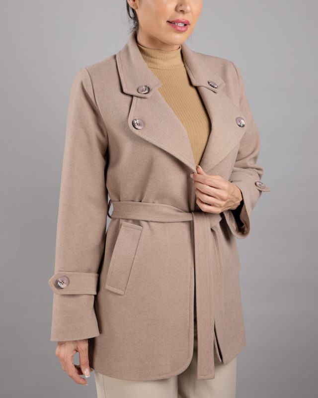 پالتو موهر کشمیر دو یقه