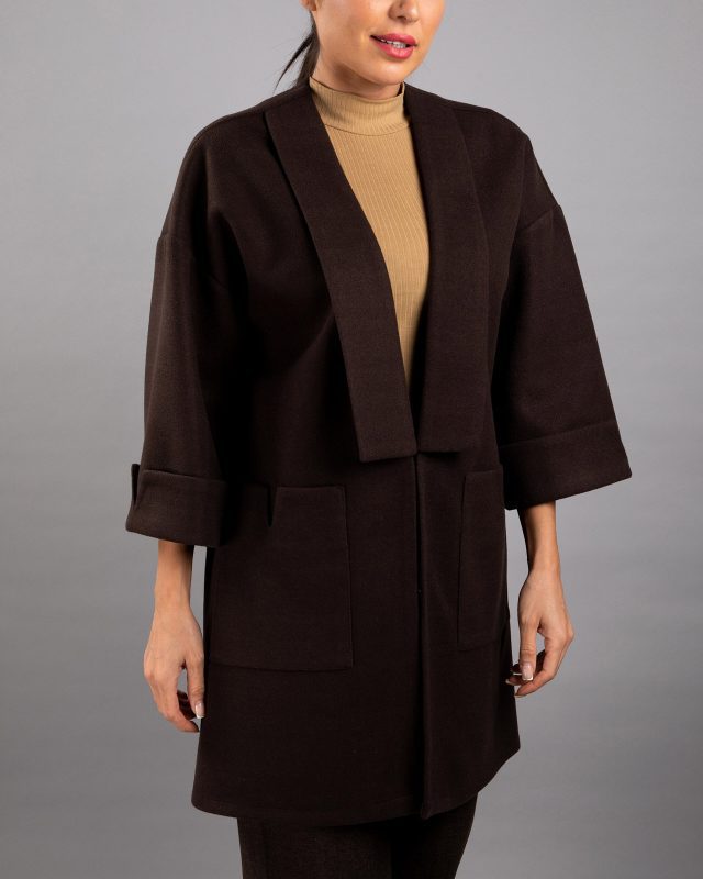 پالتو فوتر دوتن یقه شال