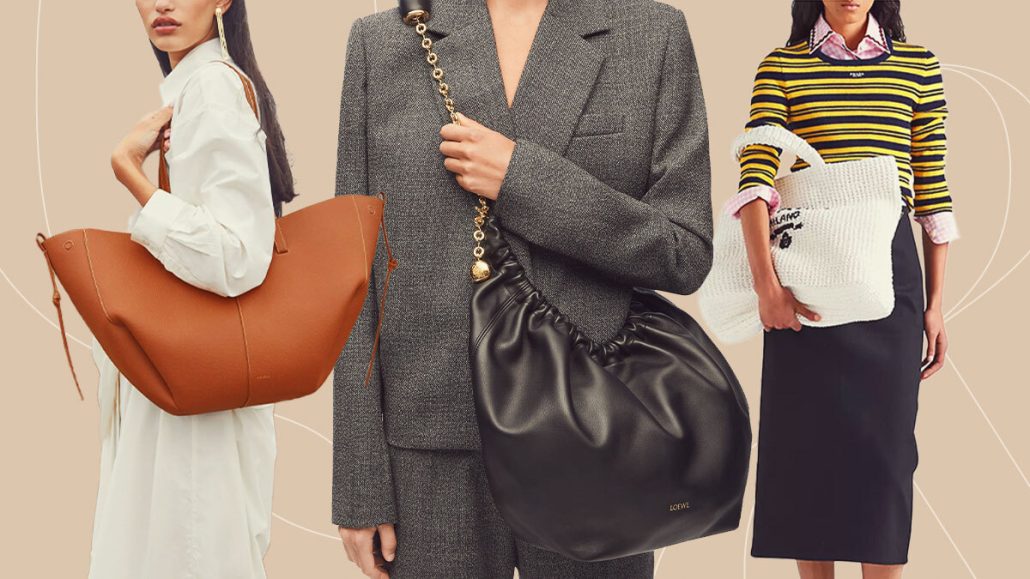راهنمای جامع و کاربردی ست کردن کیف اورسایز در استایل زنانه | گالری مانتو میرداماد oversized designer bags 1030x579 1 کیف اورسایز